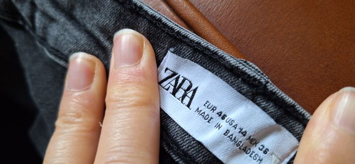 Jean gris Zara taille 46 bon état - photo numéro 3