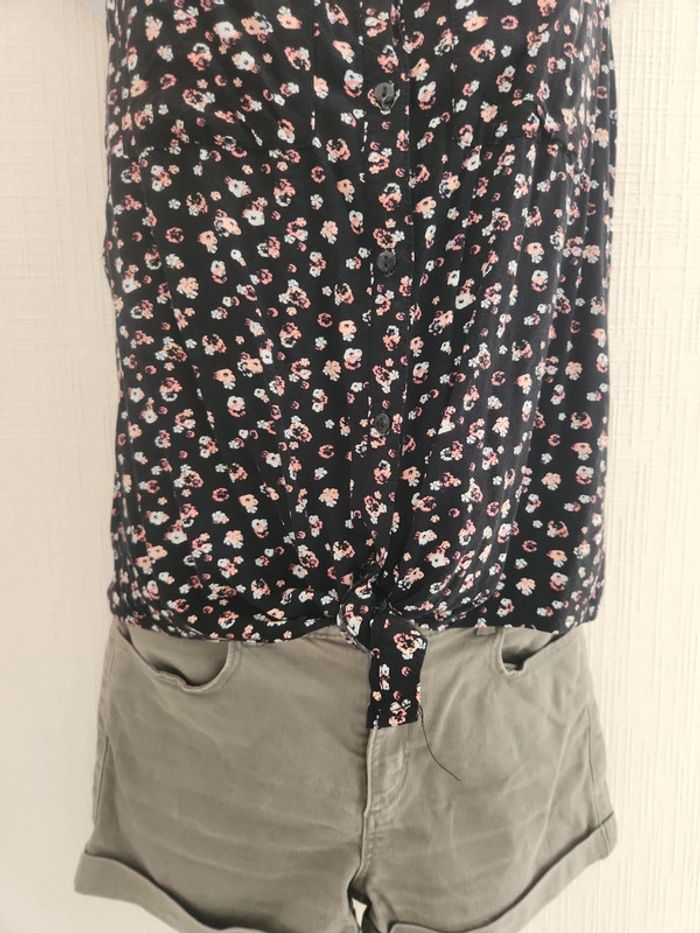 Chemisier sans manches fleuri Kiabi 12 ans - photo numéro 5