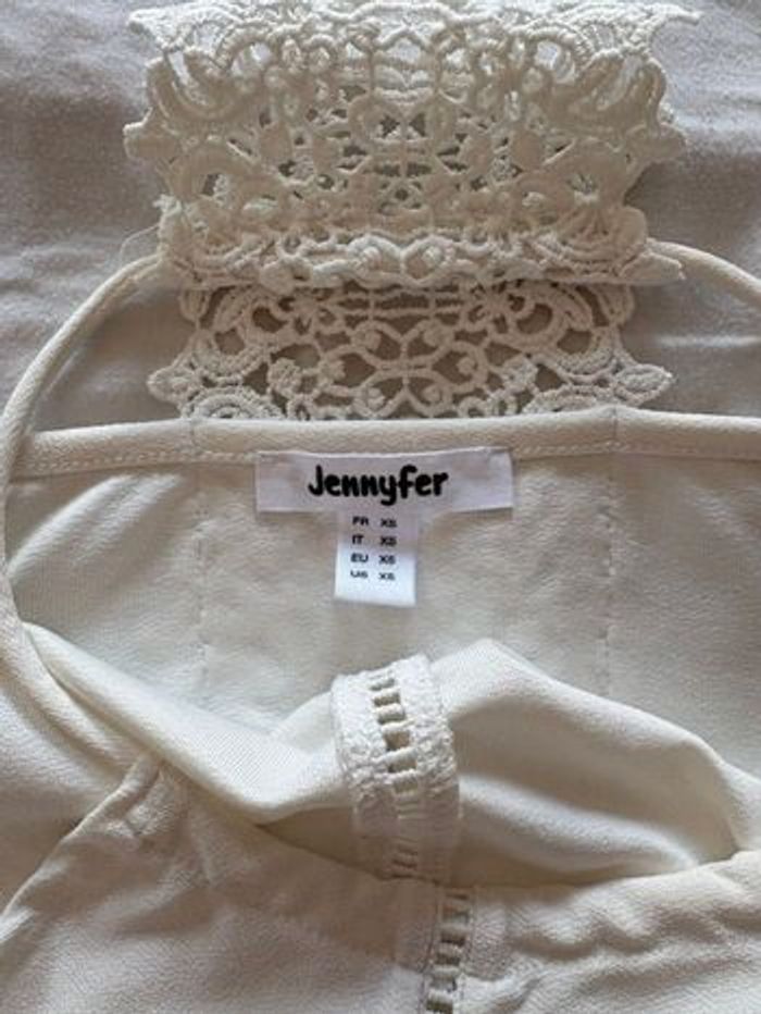 Débardeur avec dentelle blanc - photo numéro 3