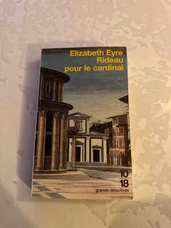 Livre Elizabeth eyre  rideau pour le cardinal