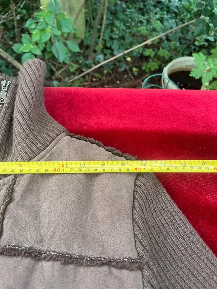 Veste marron doublée polaire IDPDT – Taille XL Automne - photo numéro 13