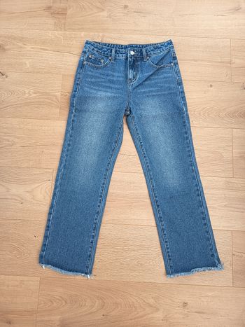 Jean droit bleu stone fille, SHEIN, taille 11-12 ans, NEUF