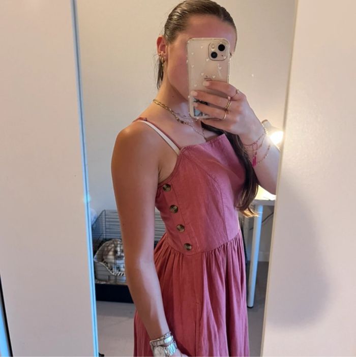 Robe vieux rose taille S - photo numéro 3
