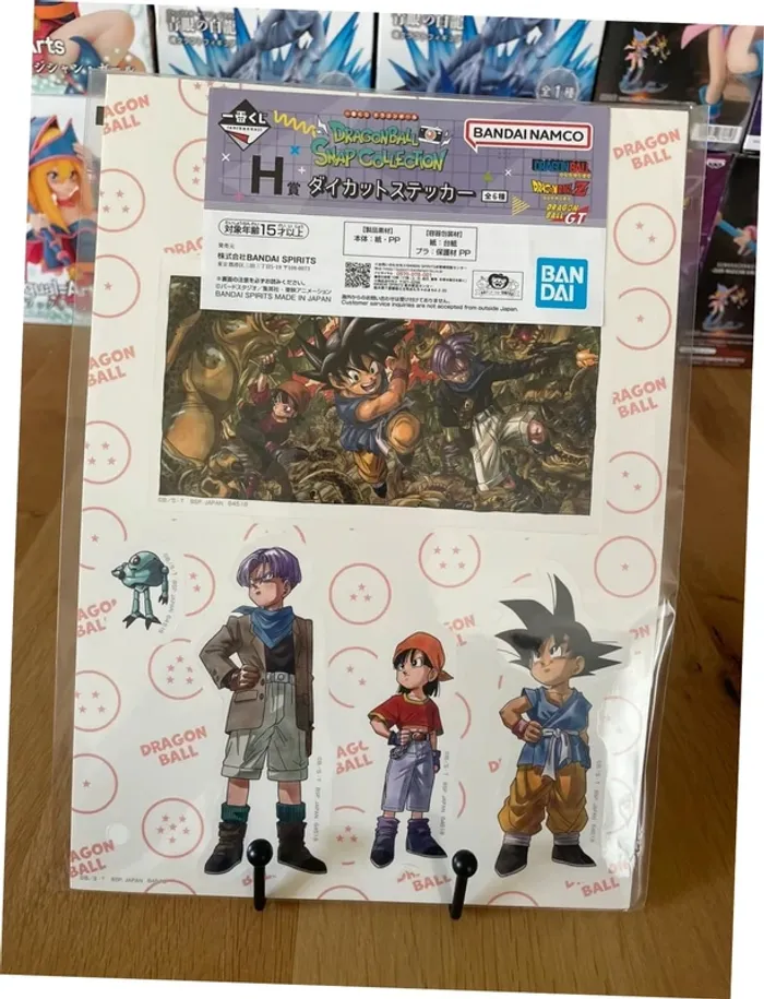 Dragon Ball - Sticker sheet Goku Pan Trunks - Ichiban Kuji Snap Collection (Lot H) - photo numéro 2