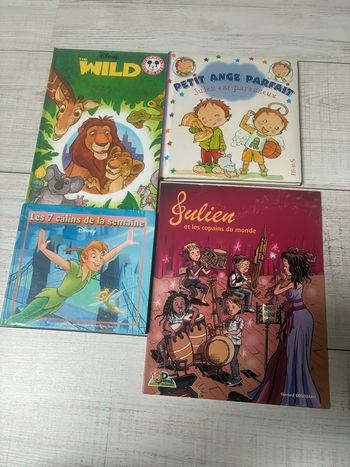 Lot de 4 livres pour enfants 