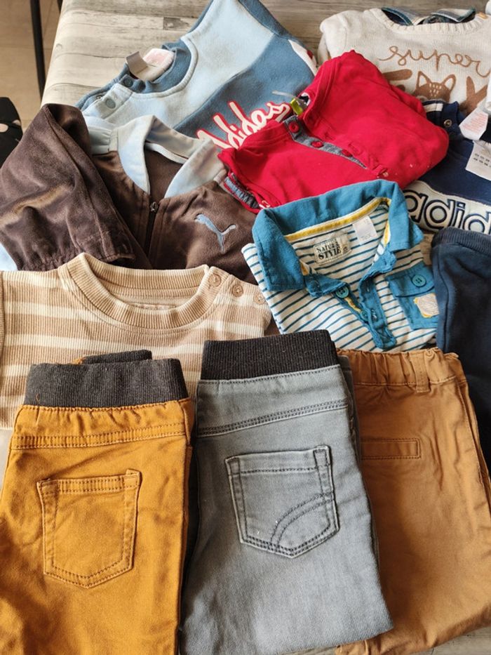 Lot vêtements 12 mois garçon - photo numéro 2