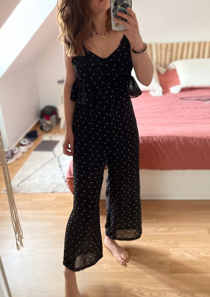 Combinaison à pois noire volants 🖤