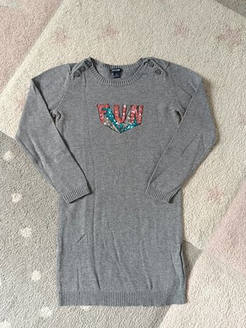 Robe pull manches longues Fille 5 ans Fun sequins Kiabi