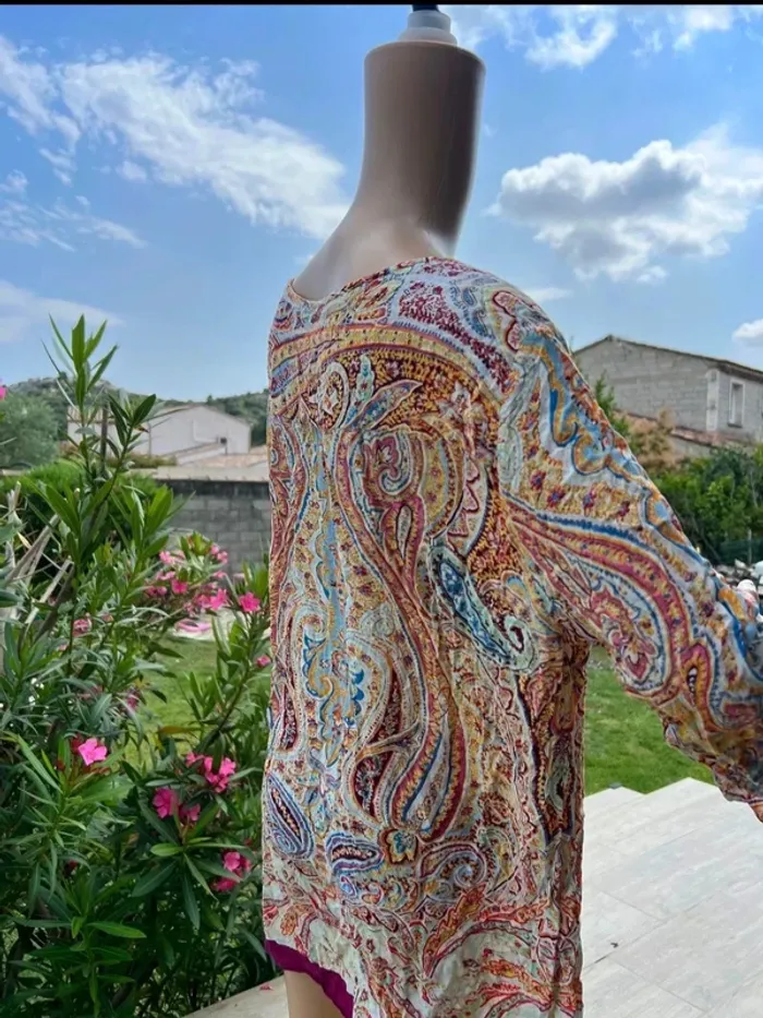 Superbe blouse/tunique graine de malice - taille L - photo numéro 4