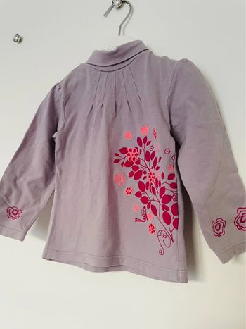 Pull col roulé bébé fille 18 mois dpam