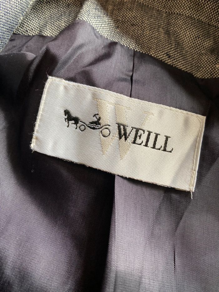 Ensemble tailleur veste et jupe Weill taille 42 mais plus 38 - photo numéro 12