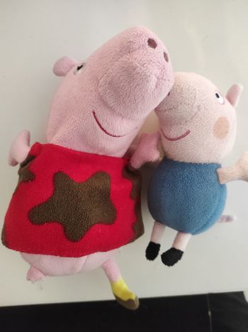 peluches peppa pig et georges pig