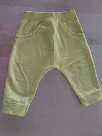 Pantalon fin bébé 12 mois vert pomme
