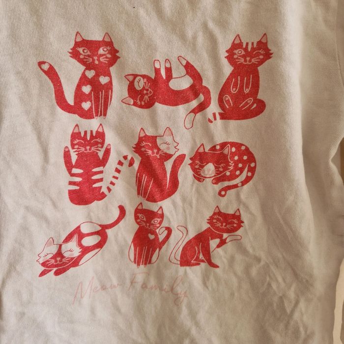86 cm tee-shirt famille chat - photo numéro 2