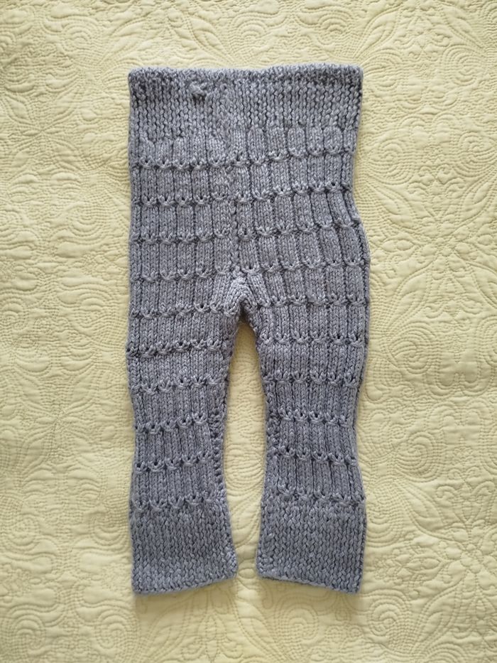 Ensemble laine gris fait main garçon 24 mois - photo numéro 5