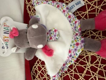 Hippopotame BABY NAT Zoé doudou