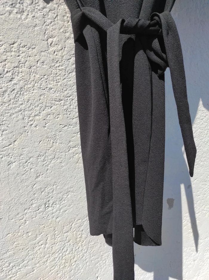 Robe noir Zara avec ceinture amovible - photo numéro 3