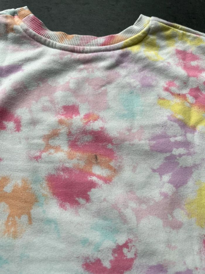 Sweat-shirt H&M 8-10 ans tie and die - photo numéro 5