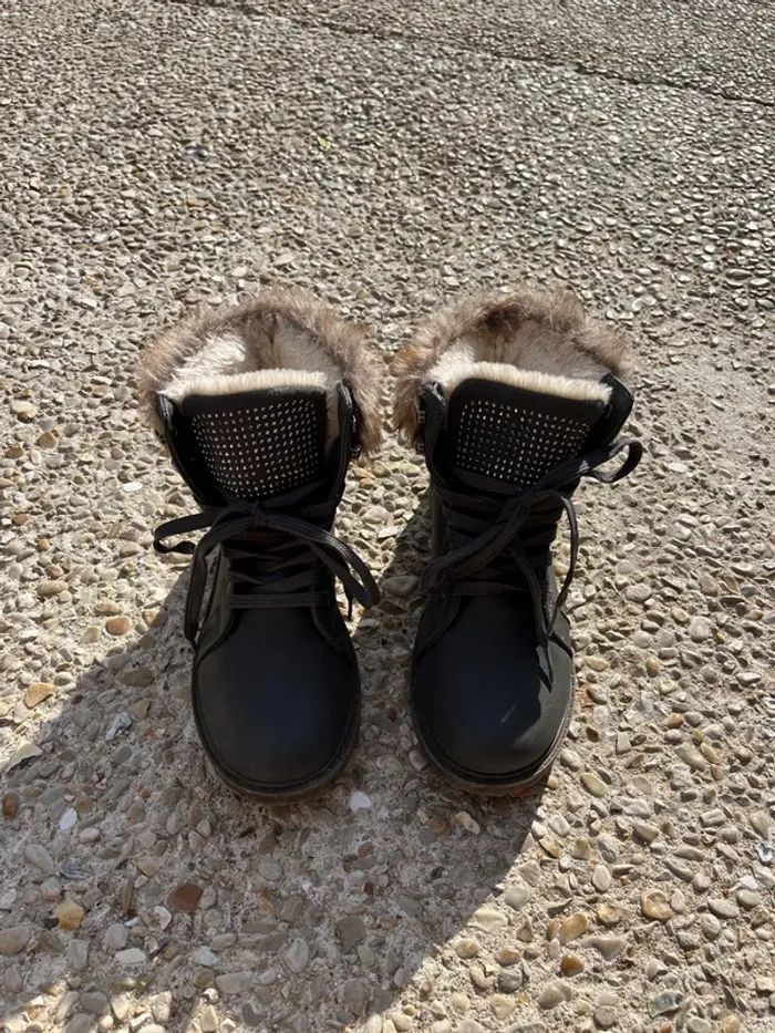 Bottines fourrées