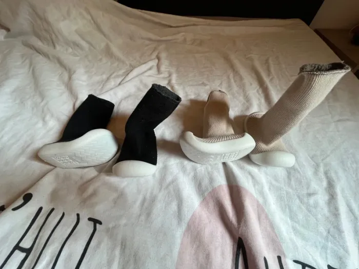 Lot de 2 chausson de marche bébé taille 21 cm
