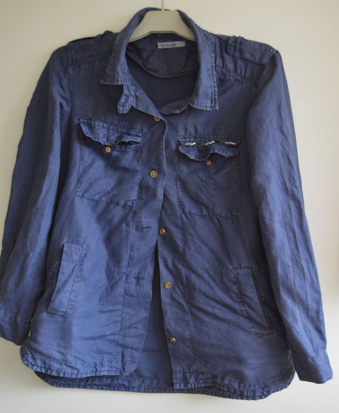 Chemise en jean bleu – Stradivarius – Taille M – Style casual & polyvalent