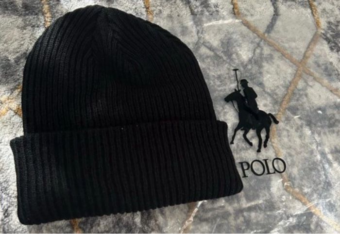 Bonnet Ralph Lauren Noir Neuf avec étiquette - photo numéro 4