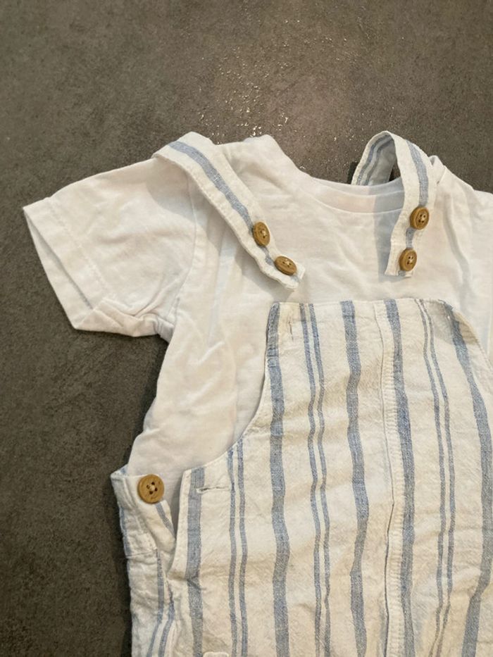Ensemble salopette t shirt - photo numéro 2