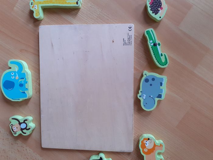 Puzzle animaux de la savane - Dès 12 mois - Quasi neuf - photo numéro 3