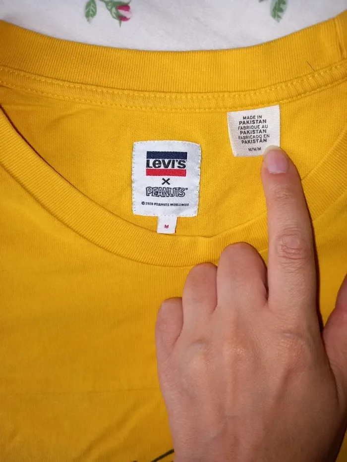 T-shirt levi's peanuts - photo numéro 2