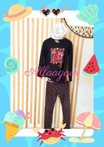 Ensemble catimini leggins haut 10ans