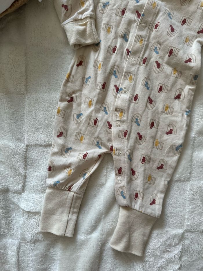 Pyjama une pièce manches longues taille 1 mois Zeeman - photo numéro 3