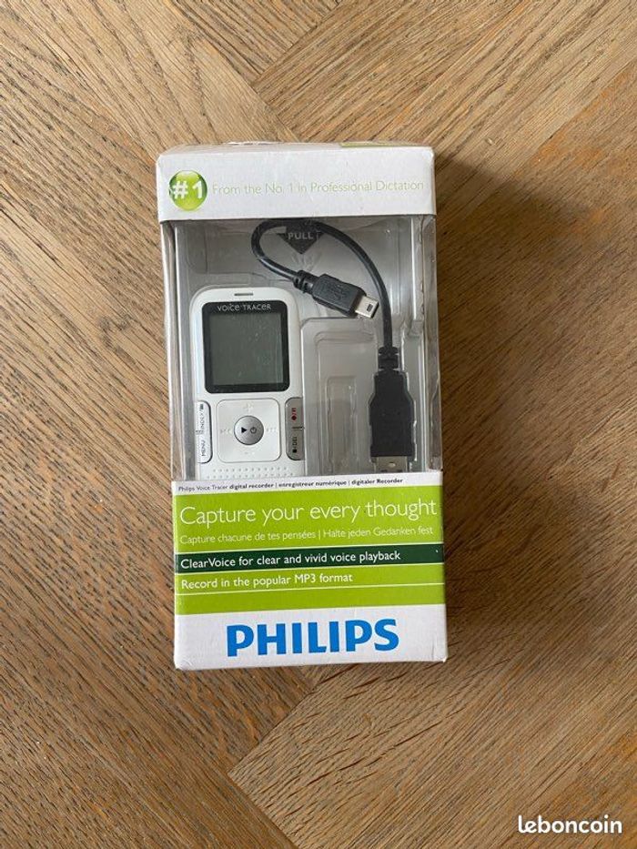 Dictaphone Philips record MP3