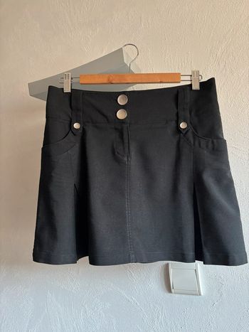 Mini jupe noire Rosebud