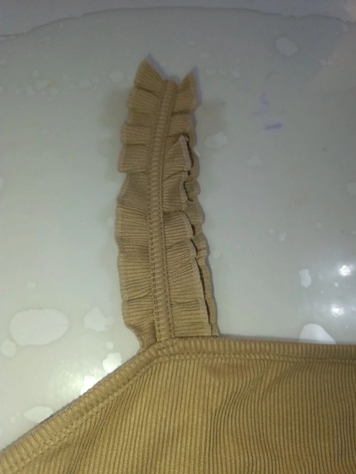 Débardeur camel comme neuf taille M - photo numéro 3