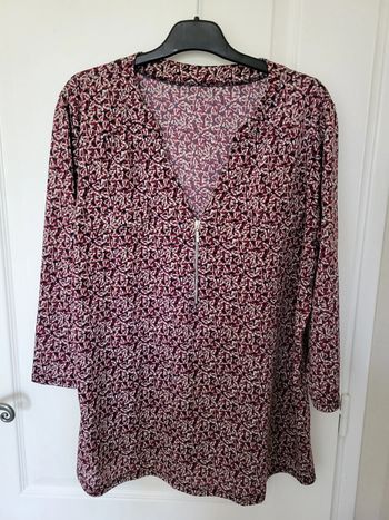 Haut bleu marine et rose Armand Thiery