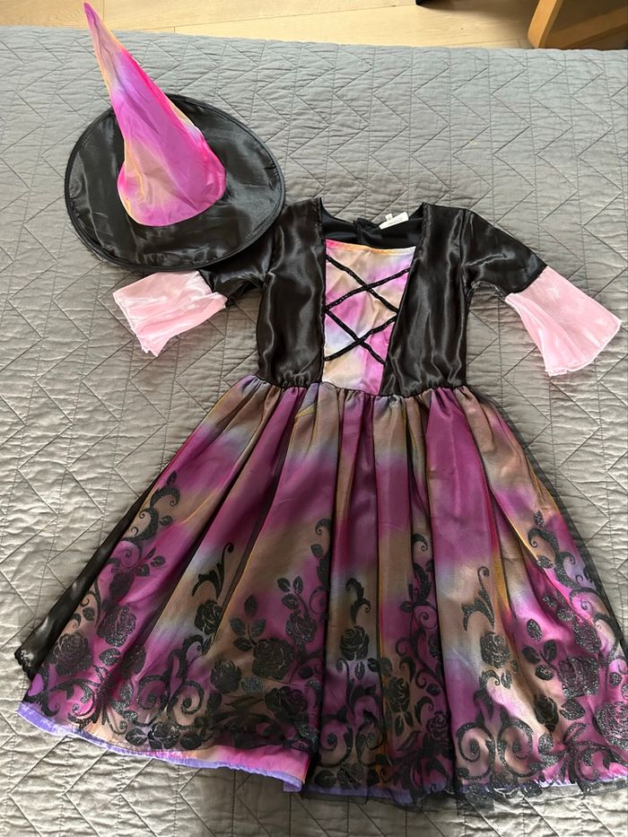 Déguisement d’Halloween sorcière enfant