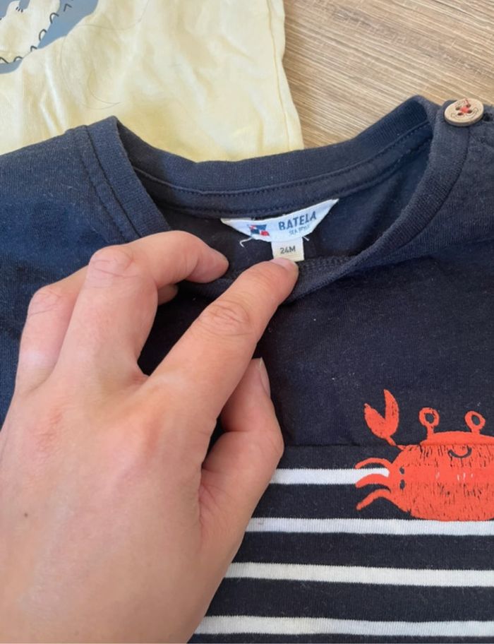 Lot teeshirt bébé 2 ans - photo numéro 3