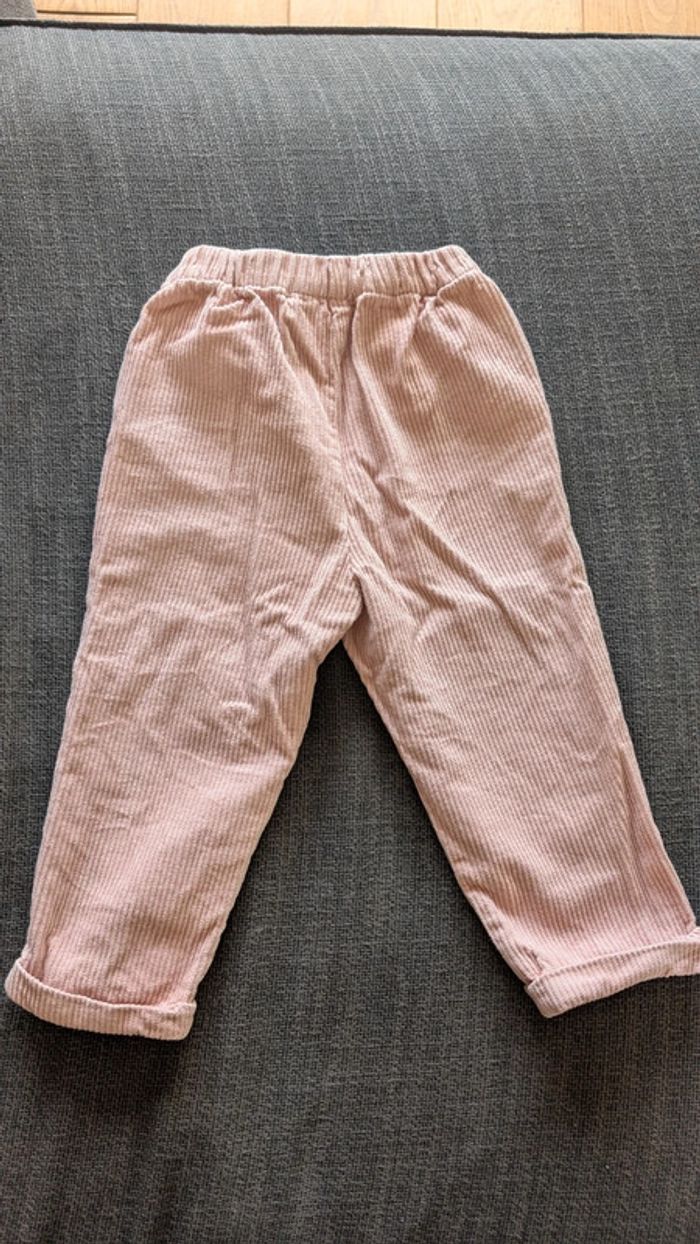 Pantalon velours taille 24 mois - photo numéro 3