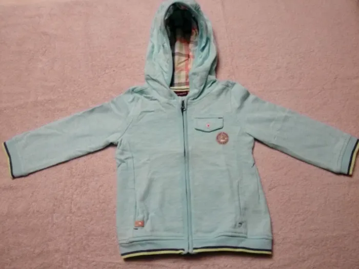 Sweat zippé à capuche Sergent Major 18-24 mois (réf perso H36)(familleac72)