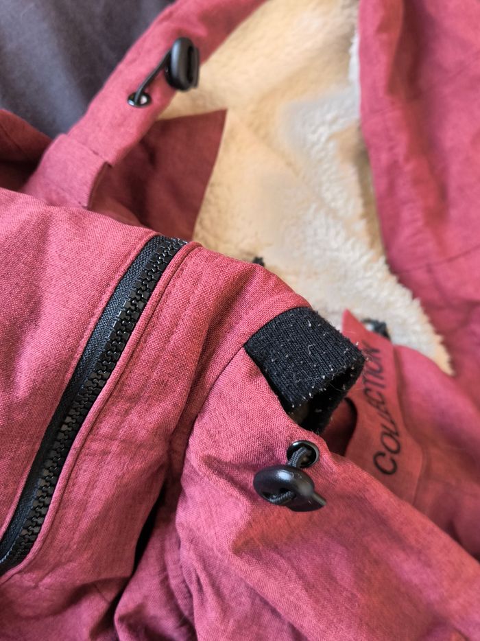 manteau de portage avec insert ventral -imperméable et fourré chaud - photo numéro 6