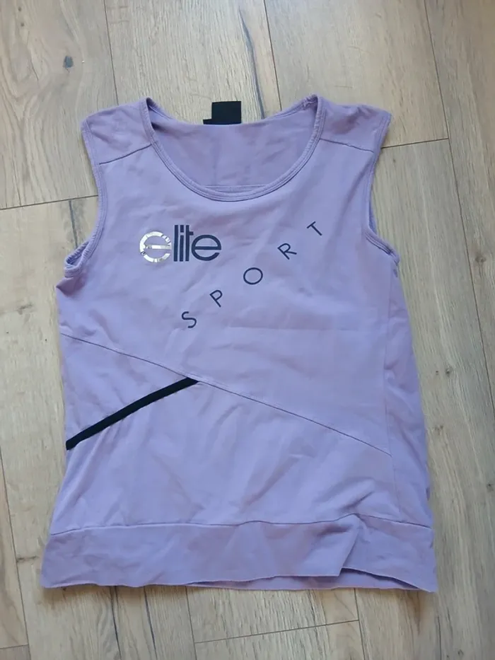 Tee short élite violet violine 46-48