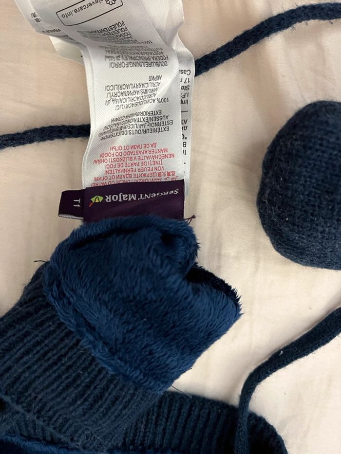 Ensemble bonnet et gants 45 cm sergent major - photo numéro 3