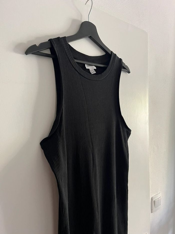 robe noire bride épaisses - photo numéro 2