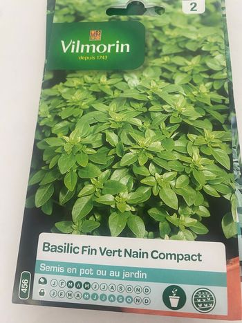 Lot sachet graine vilmorin