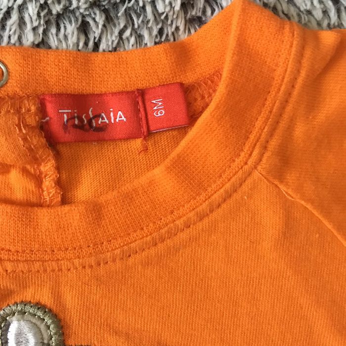 Teeshirt orange Tissaia - 6 mois - photo numéro 3