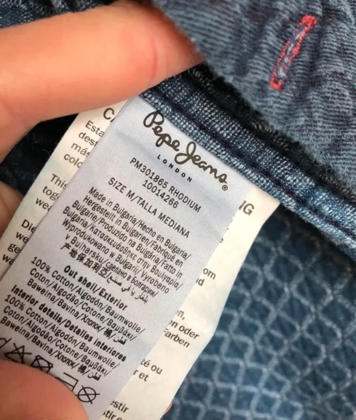 Sur chemise fit regular aspect vieilli épaisse belle coupe Pepe Jeans London M - photo numéro 5