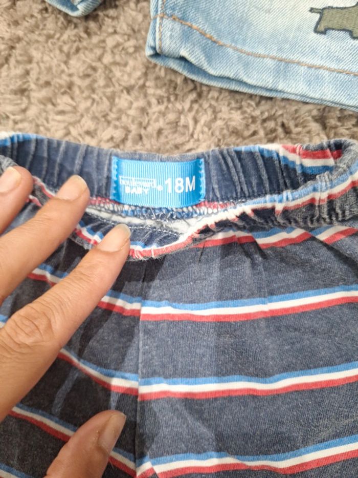 Lot shorts taille 18mois - photo numéro 2