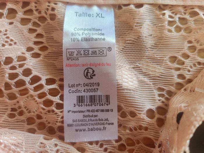 Culotte neuve Courbes et dentelles XL 42 - photo numéro 4