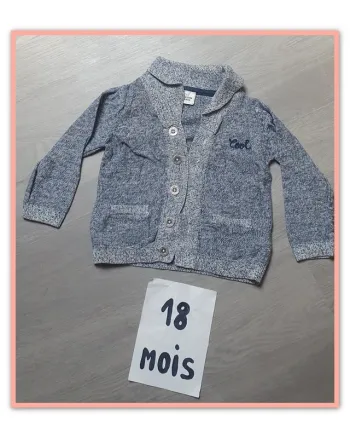 Gilet 18mois garçon tao