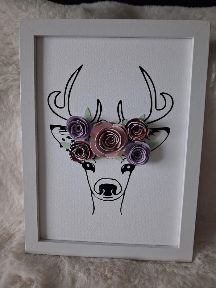 Cadre déco chambre biche